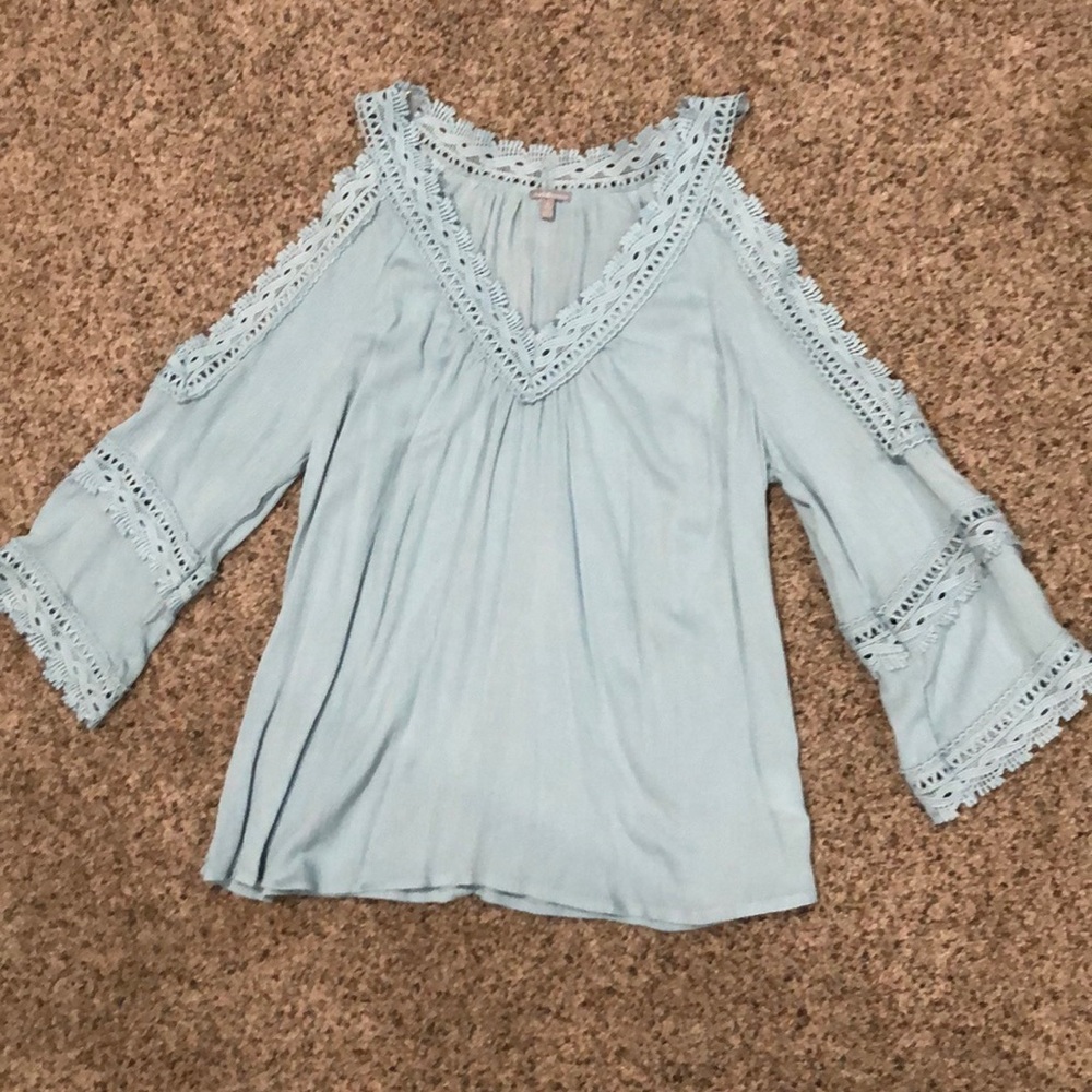 Charlotte rousse blue blouse